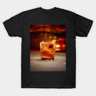 Old Fashioned Cocktail T-Shirt